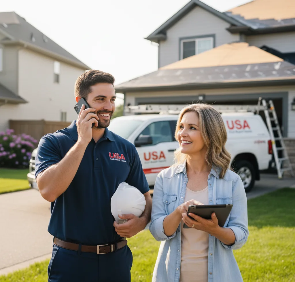 USA Roof Repair Experts customer support in Arabi